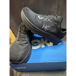 HOKA Men's Gaviota 5 Wide Running Shoes All Black Size 15 2E Wide New In Box